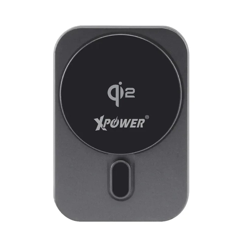 XPower 15W 3in1 Wireless Charging Car Mount Holder - Grey - Tashqila XPower 15W 3in1 Wireless Charging Car Mount Holder - Grey - Tashqila